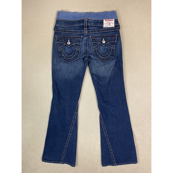 True Religion Jeans Womens 30‎ Blue Joey Boot Cut Maternity Regular Fit Stretch - Picture 14 of 15